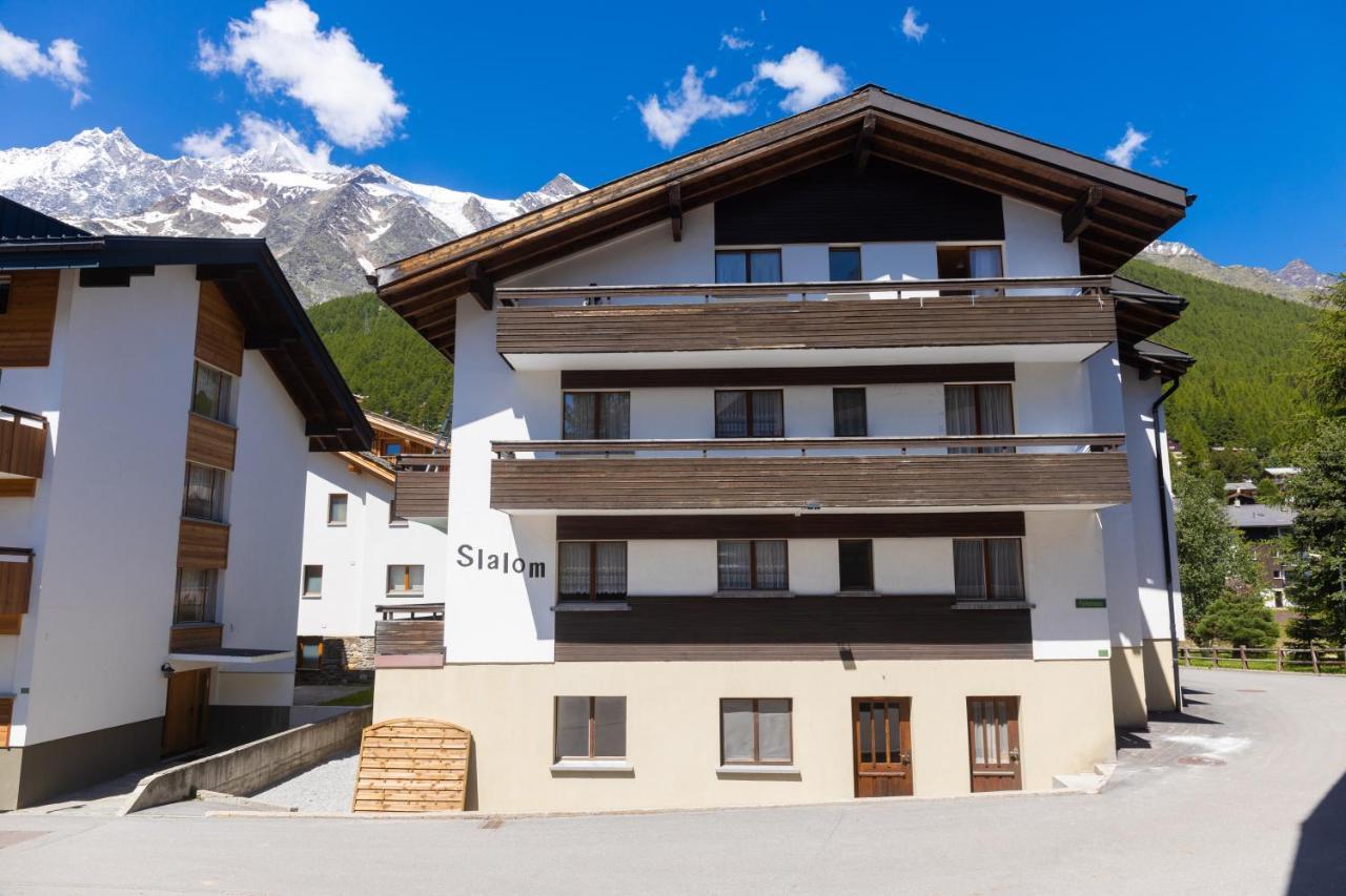 شقة Haus Slalom Saas Fee المظهر الخارجي الصورة