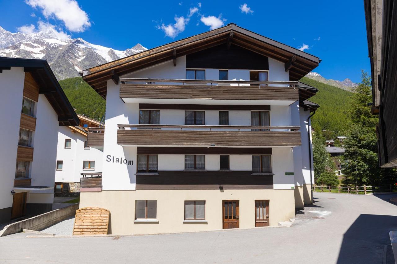 شقة Haus Slalom Saas Fee المظهر الخارجي الصورة