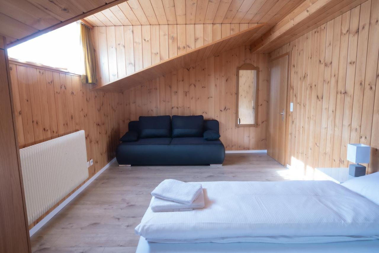 شقة Haus Slalom Saas Fee المظهر الخارجي الصورة
