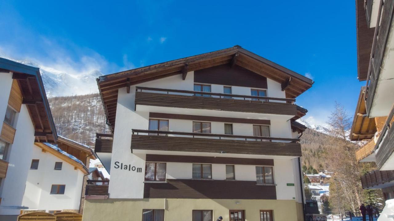 شقة Haus Slalom Saas Fee المظهر الخارجي الصورة
